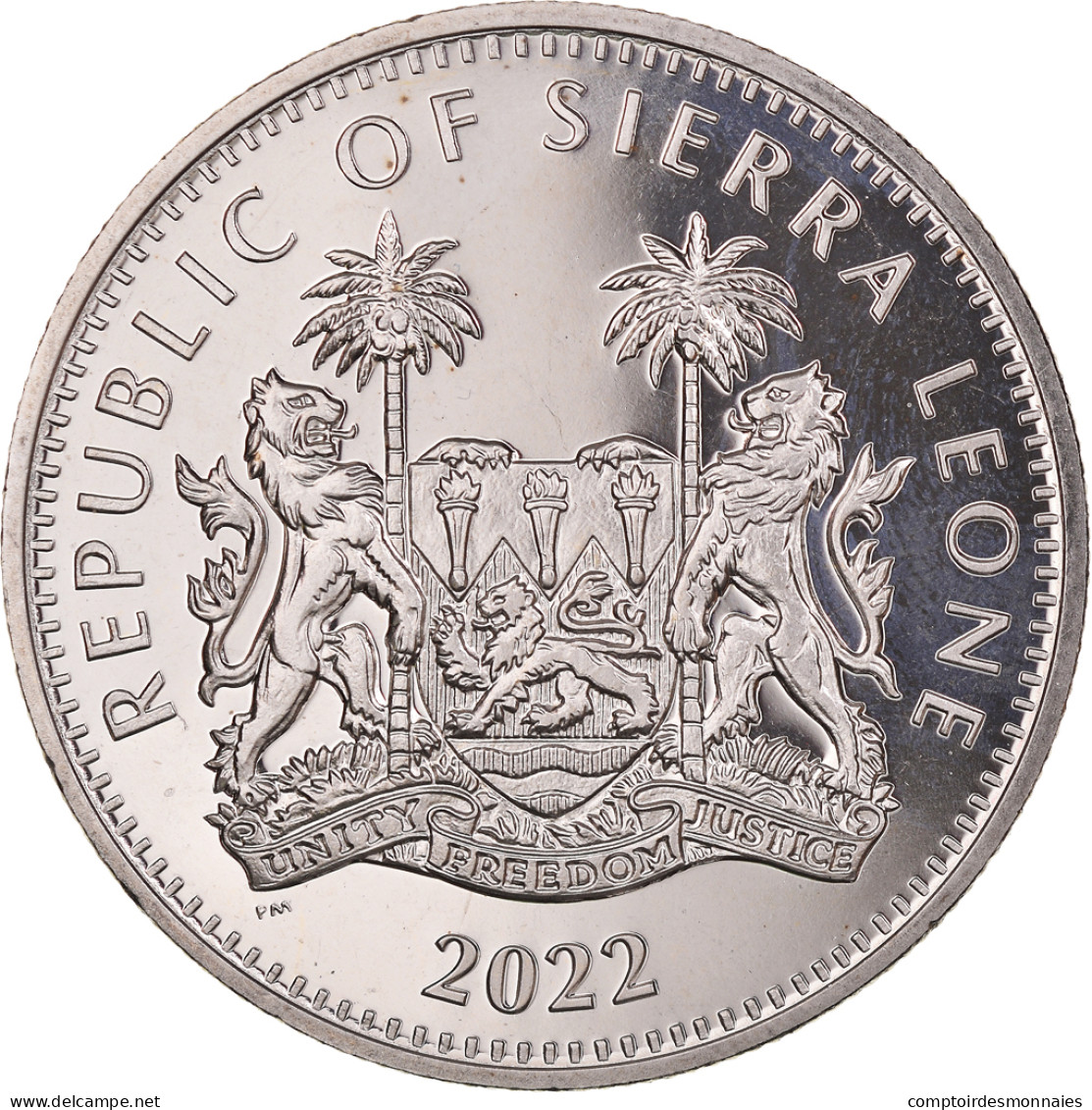 Monnaie, Sierra Leone, Dollar, 2022, L'antilope.BU, SPL, Cupronickel, KM:484 - Sierra Leone