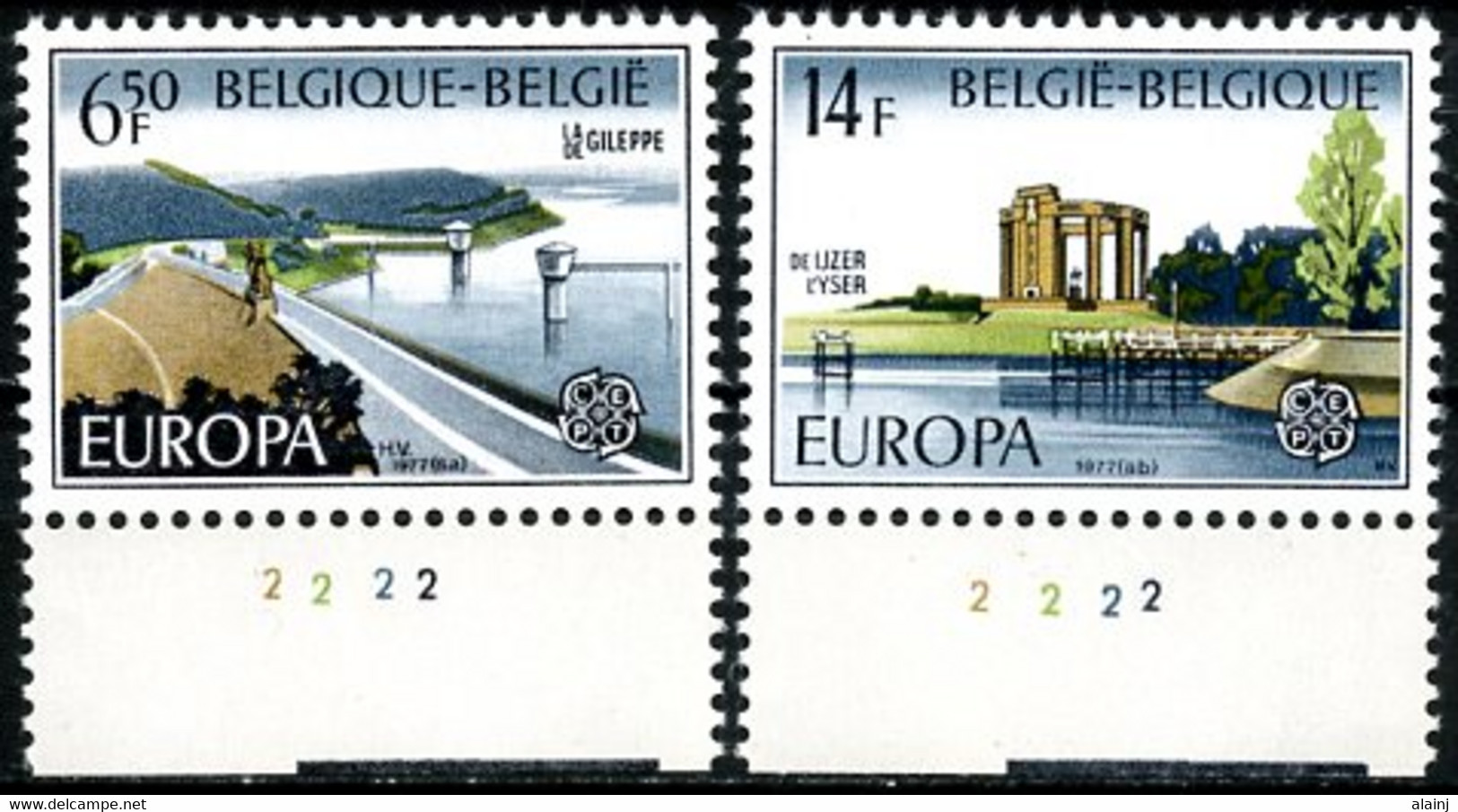 BE  1853 - 1854  XX   ---- Europa : Paysages  --  N° De Planche 2 - 1971-1980