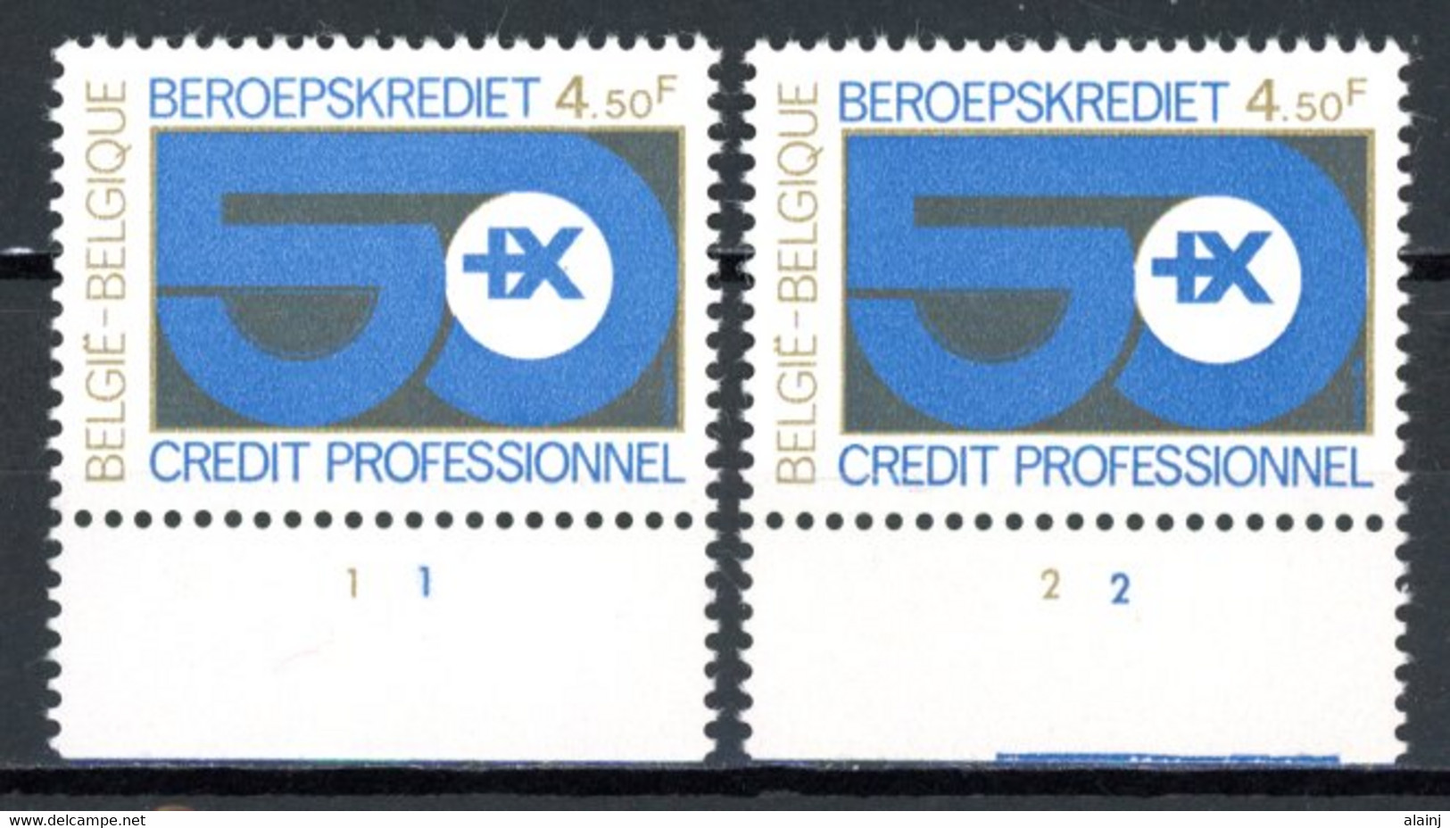 BE  1938  XX   ---- Caisse Nationale De Crédit  --  N° De Planche 1 Et 2  --  Compmlet - 1971-1980