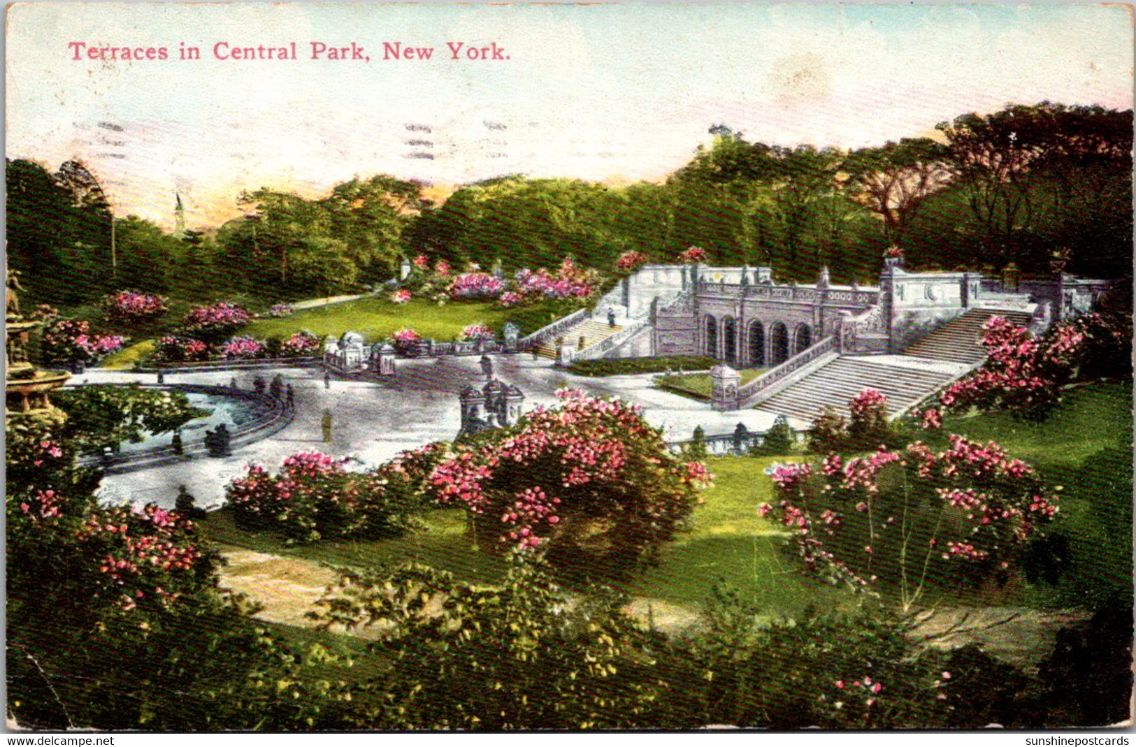 New York City Central Park Terraces 1911 - Central Park
