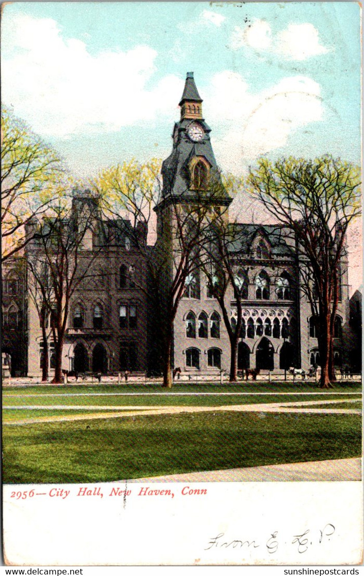 Connecticut New Haven City Hall 1906 - New Haven