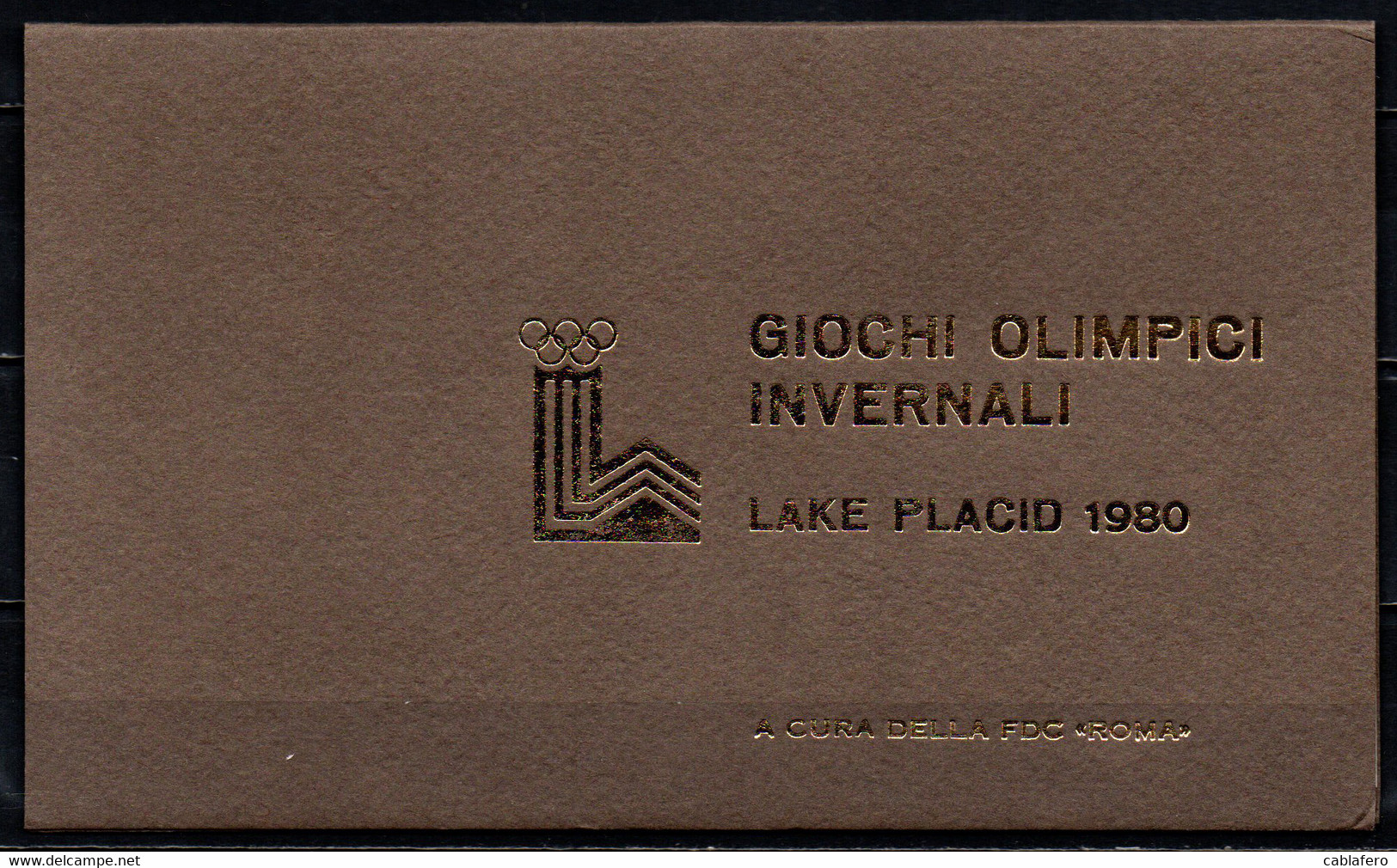 STATI UNITI - 1980 - GIOCHI OLIMPICI INVERNALI LAKE PLACID - CON FOGLIETTO ERINNOFILO - MNH - 3b. 1961-... Nuovi