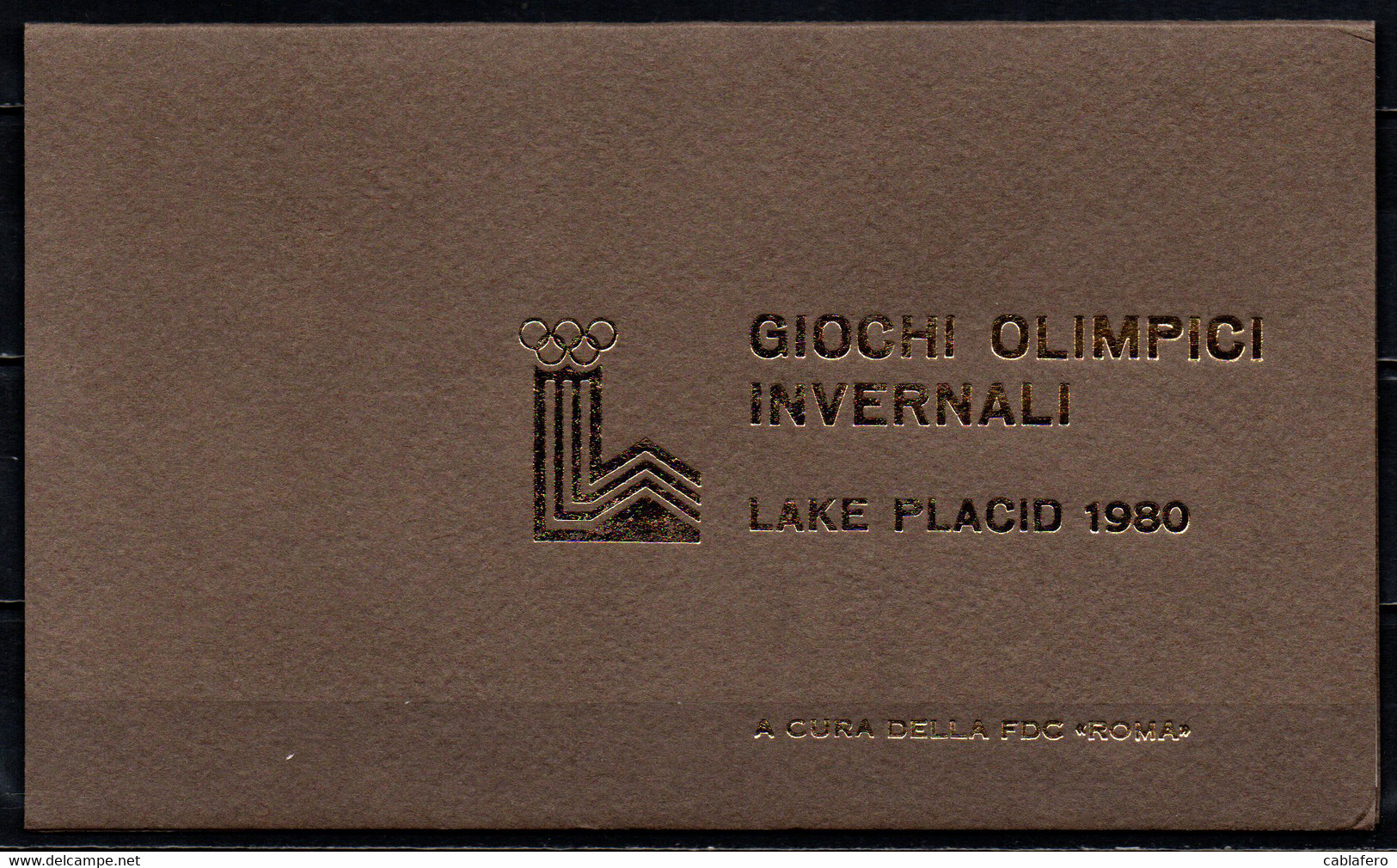 STATI UNITI - 1980 - GIOCHI OLIMPICI INVERNALI LAKE PLACID - CON FOGLIETTO ERINNOFILO - MNH - 3b. 1961-... Ungebraucht