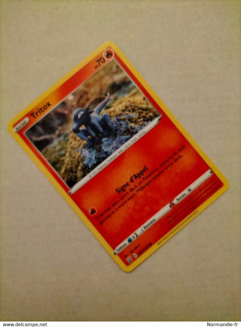 CARTE POKEMON TRITOX 70PV 027/163 SÉRIE ÉPÉE ET BOUCLIER STYLES DE COMBAT 2021 VF COMME NEUVE - Épée & Bouclier