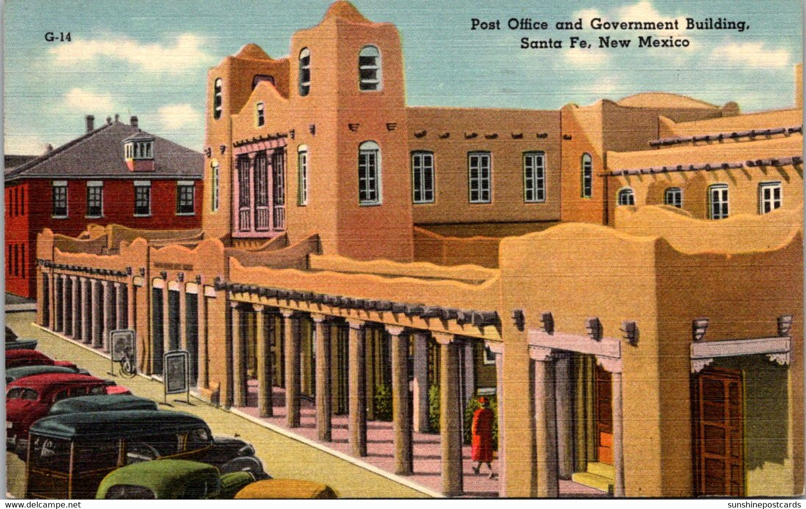 New Mexico Santa Fe Post Office And Government Building 1956 - Santa Fe