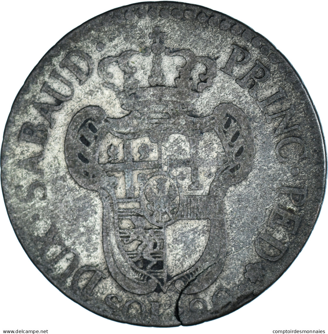 Monnaie, États Italiens, SARDINIA, Vittorio Amedeo III, 20 Soldi, Lira, 1795 - Monnaies Féodales