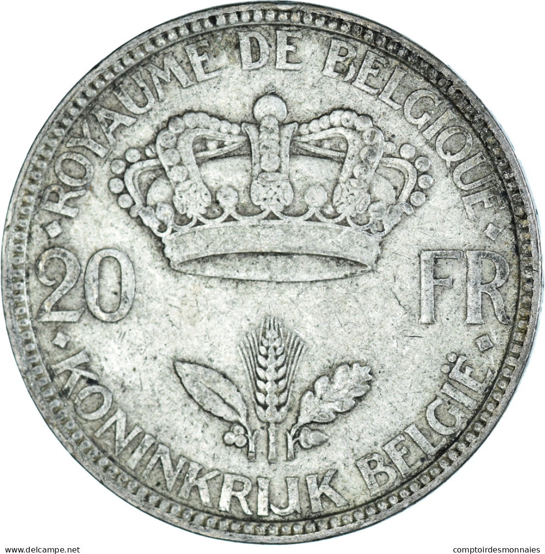 Monnaie, Belgique, Leopold III, 20 Francs, 20 Frank, 1935, Bruxelles, TB+ - 20 Francs