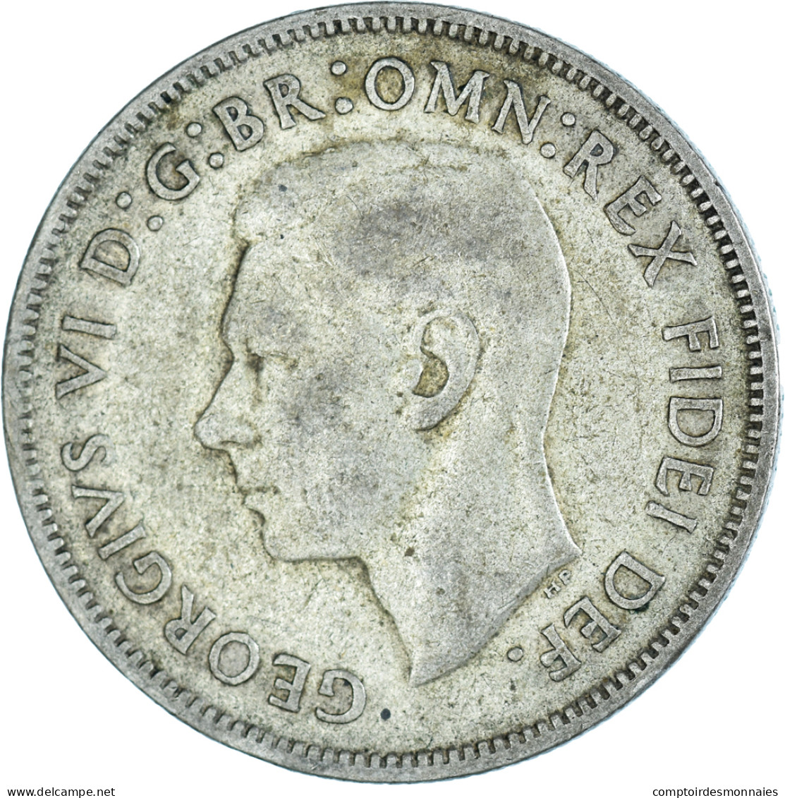 Monnaie, Australie, George VI, Florin, 1951, Melbourne, TTB, Argent, KM:48 - Florin