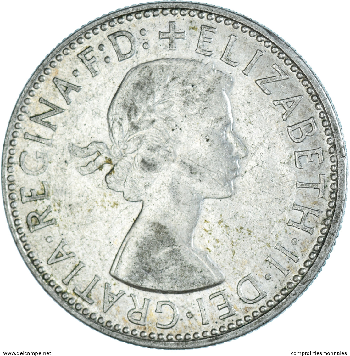 Monnaie, Grande-Bretagne, Elizabeth II, Florin, Two Shillings, 1963, Melbourne - Florin