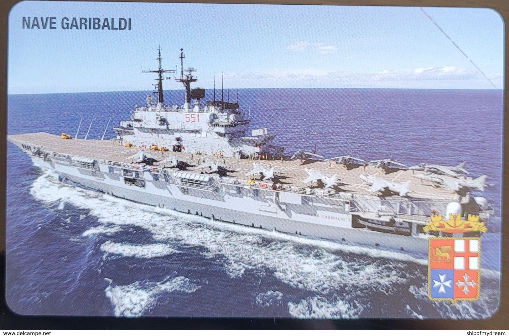 Italy. Telecom. F4269. Marina Militare Italiana - Nave Garibaldi. Ship Garibaldi. Mint. - Pubbliche Tematiche