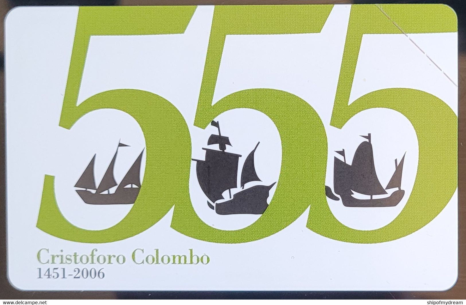 Italy. Telecom. F4218. Genova 2006 - Cristoforo Colombo. Ships. Mint. - Públicas Temáticas