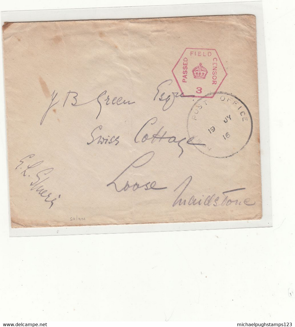 G.B. / Military Mail / France / General Haig - Unclassified