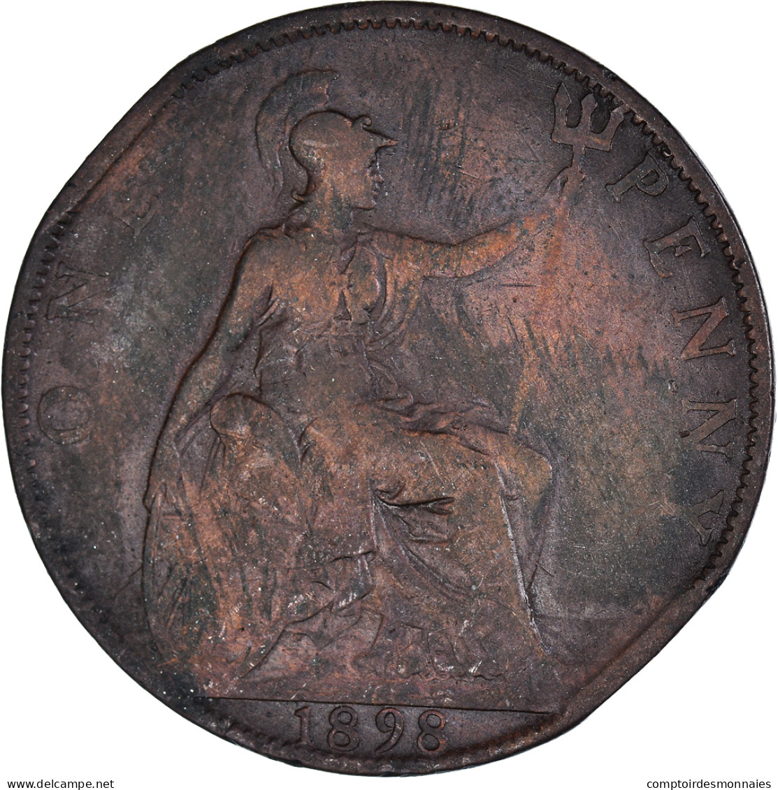 Monnaie, Grande-Bretagne, Penny, 1898 - D. 1 Penny