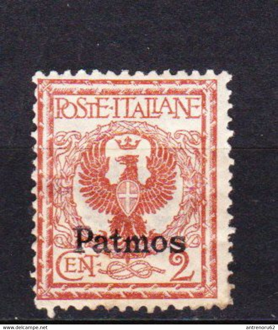 STAMPS-ITALY-1912-PATMO-UNUSED-MH*-SEE-SCAN - Aegean (Patmo)