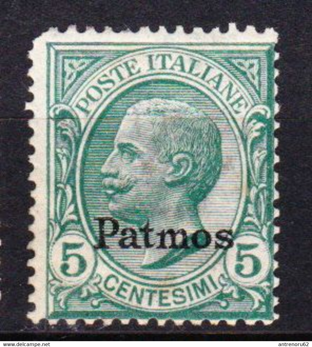 STAMPS-ITALY-1912-PATMO-UNUSED-MH*-SEE-SCAN - Aegean (Patmo)