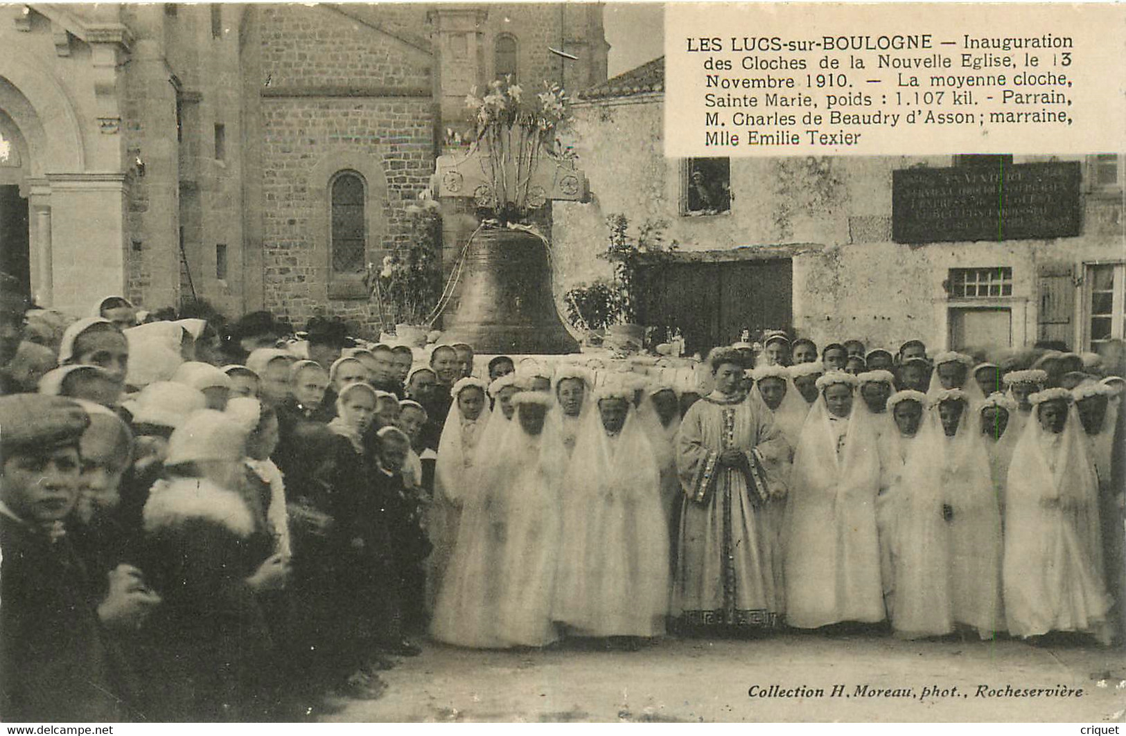 85 Les Lucs Sur Boulogne, Inauguration Des Cloches De La Nouvelle Eglise, N° 1 - Les Lucs Sur Boulogne