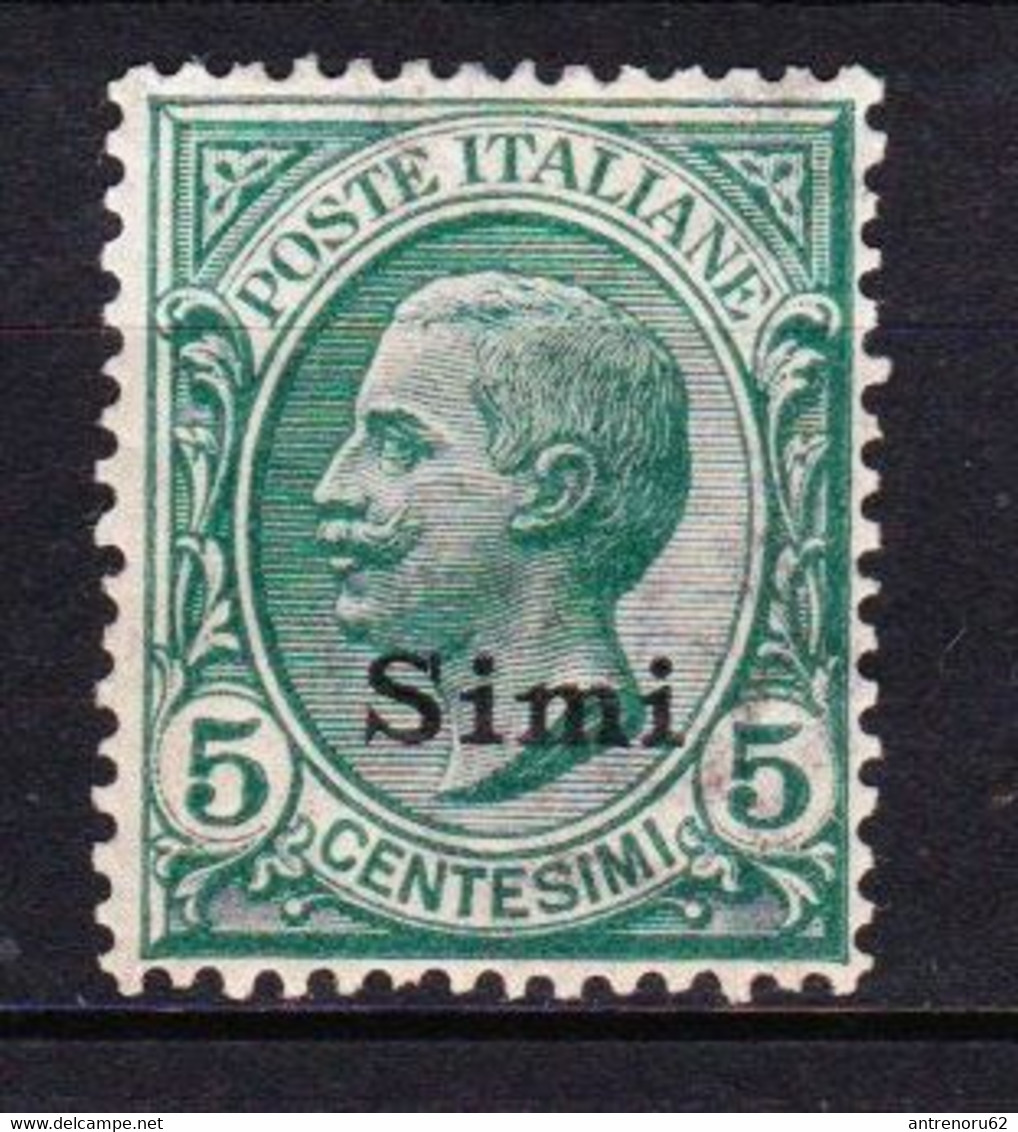 STAMPS-ITALY-1912-SIMI-UNUSED-MH*-SEE-SCAN - Egée (Simi)