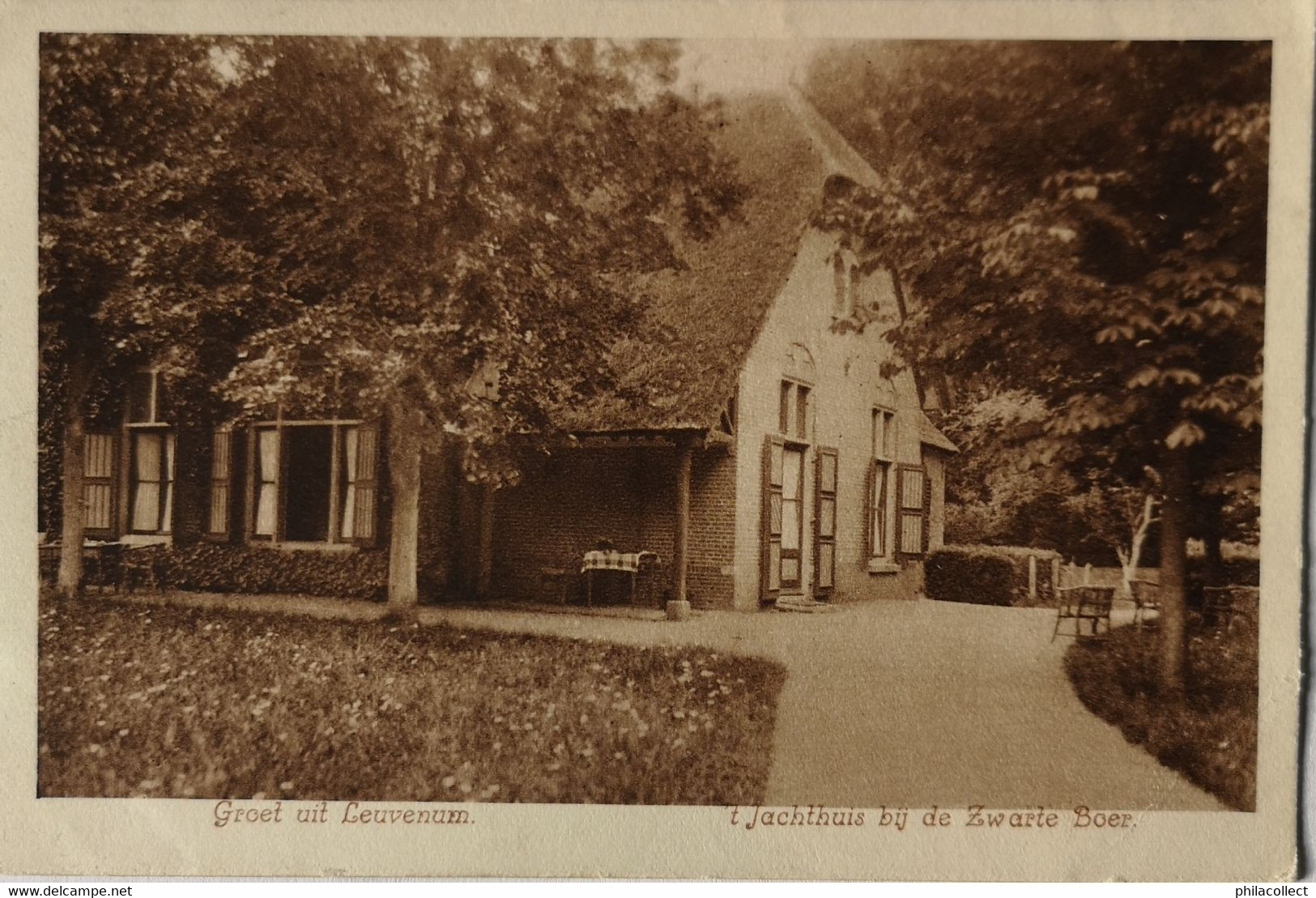 Leuvenum (Ermelo) Jachthuis Bij De Zwarte Boer 1932 - Ermelo