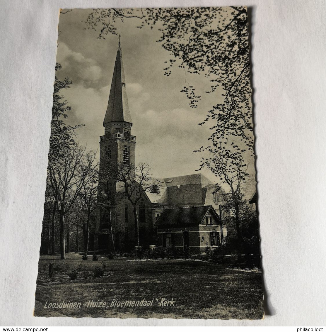 Loosduinen (nu Den Haag) Huize Bloemendaal Kerk 19?? - Den Haag ('s-Gravenhage)