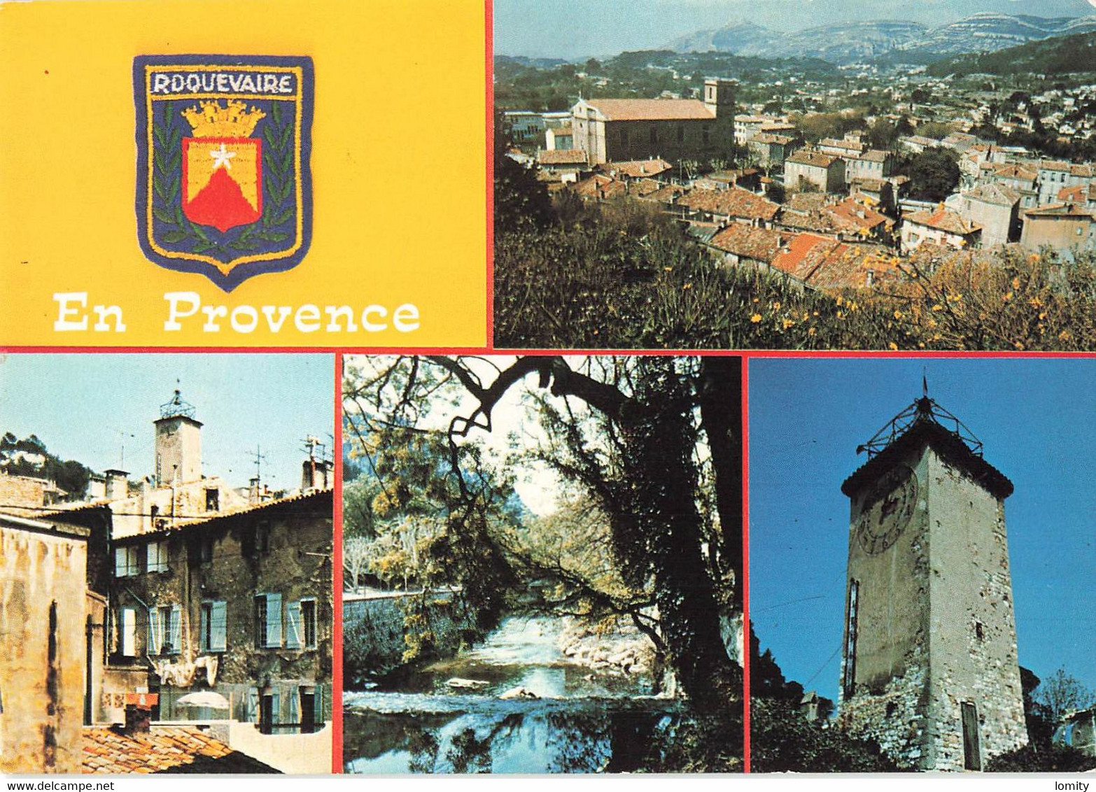 13 Roquevaire En Provence Vues Multivues CPM Cachet 1986 - Roquevaire