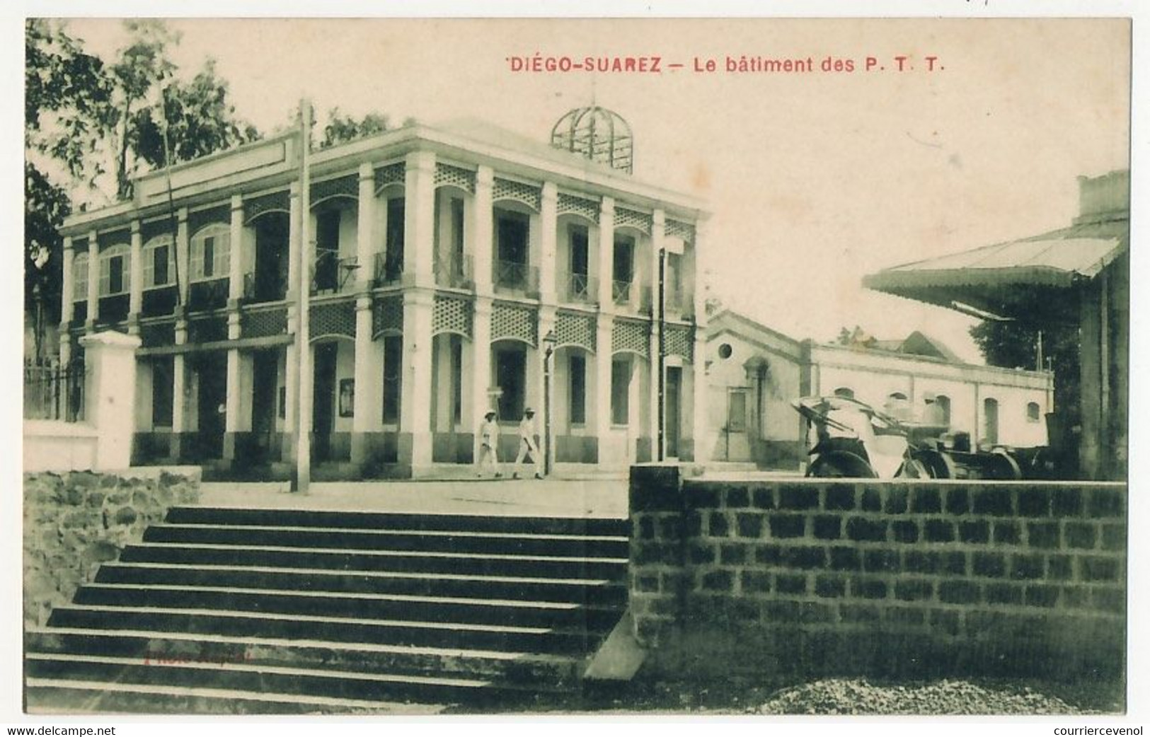 CPA - MADAGASCAR - Diégo-Suarez - Le Bâtiment Des P.T.T. - Madagaskar