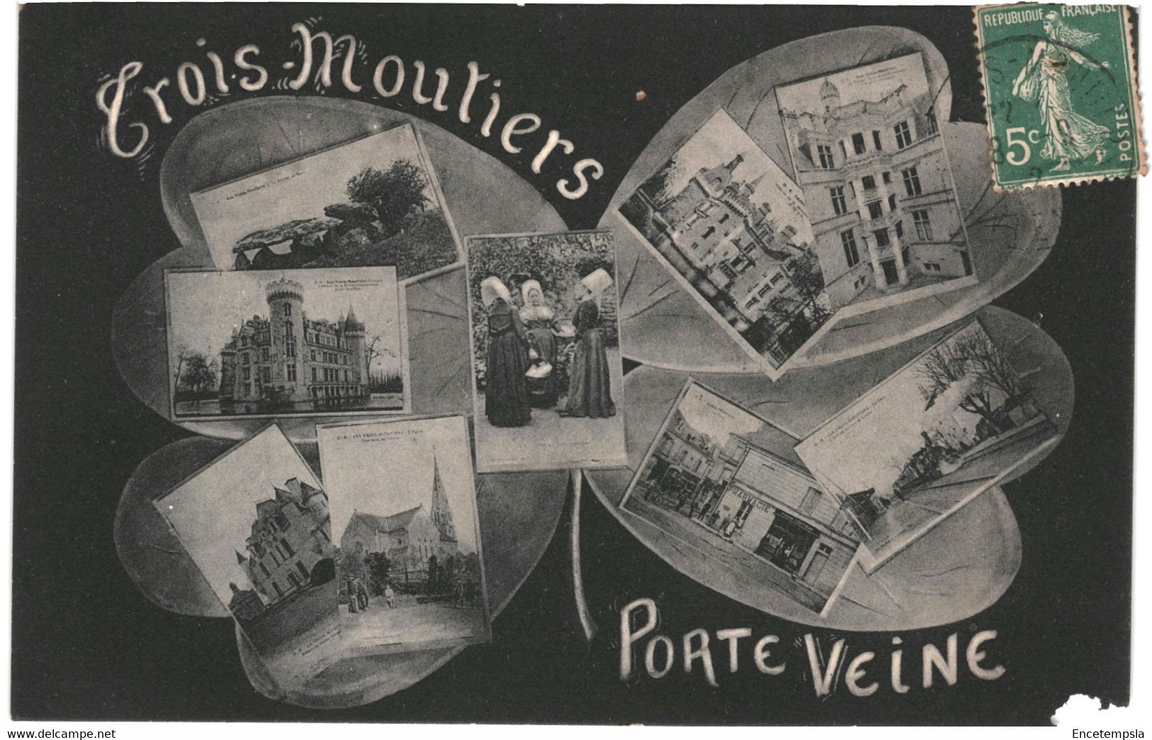 CPA-Carte Postale France Les Trois-Moutiers Porte Veine Multi Vues   VM54603 - Les Trois Moutiers