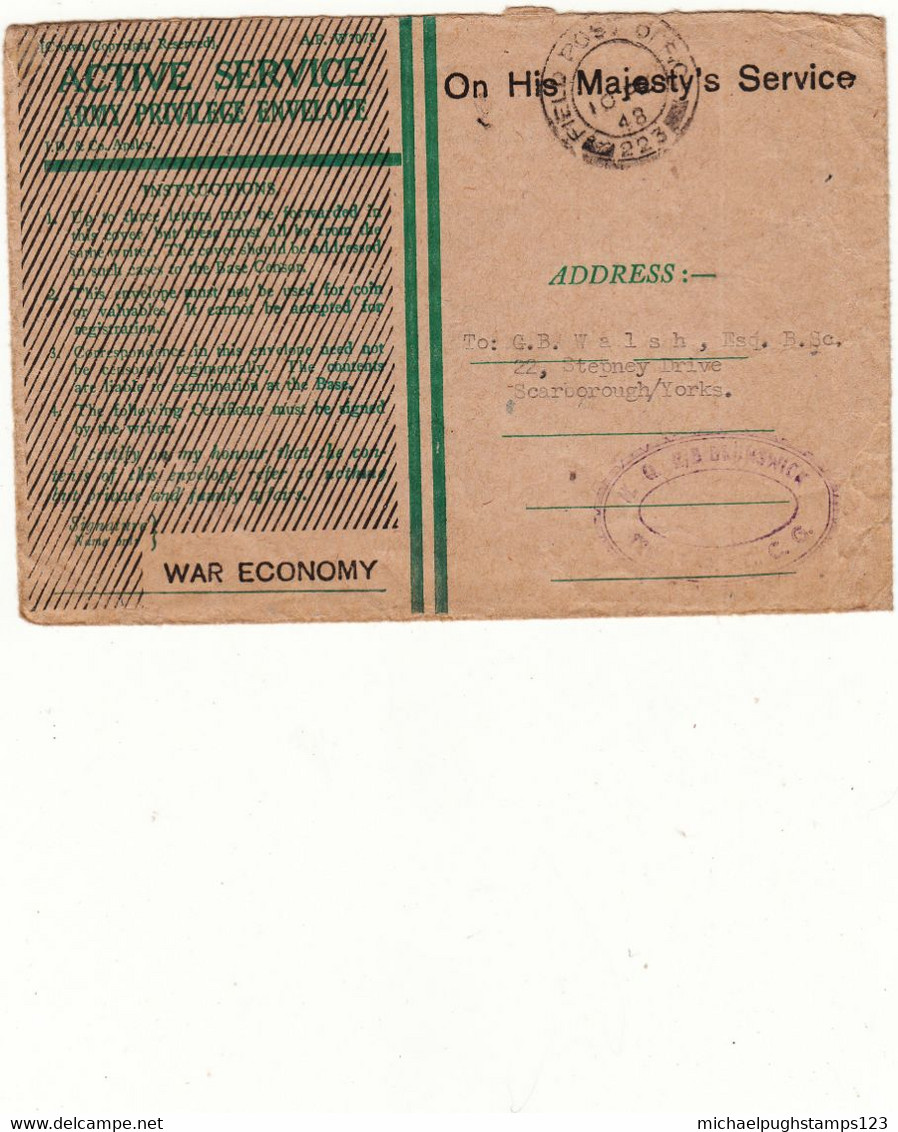 G.B. / Military Mail / Germany - Unclassified