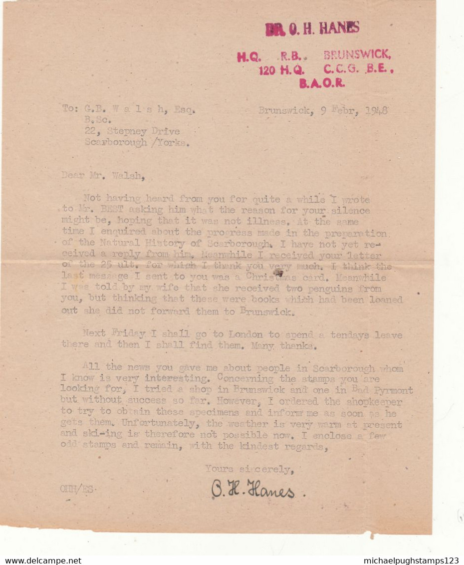 G.B. / Military Mail / Germany - Unclassified