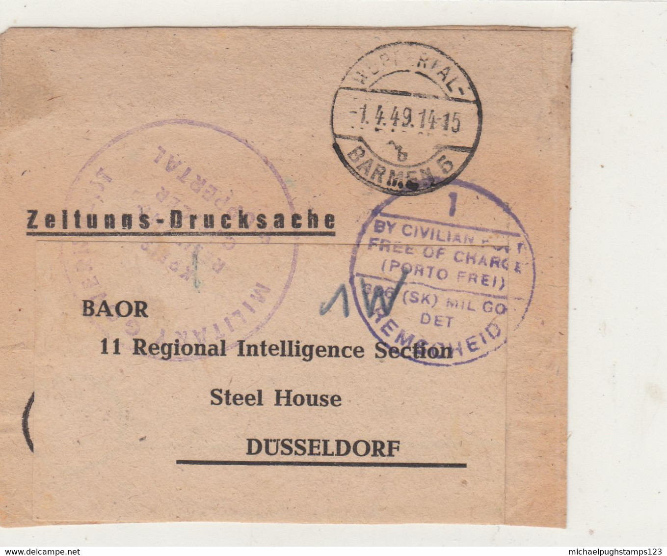 G.B. / Military Mail / Germany - Non Classificati