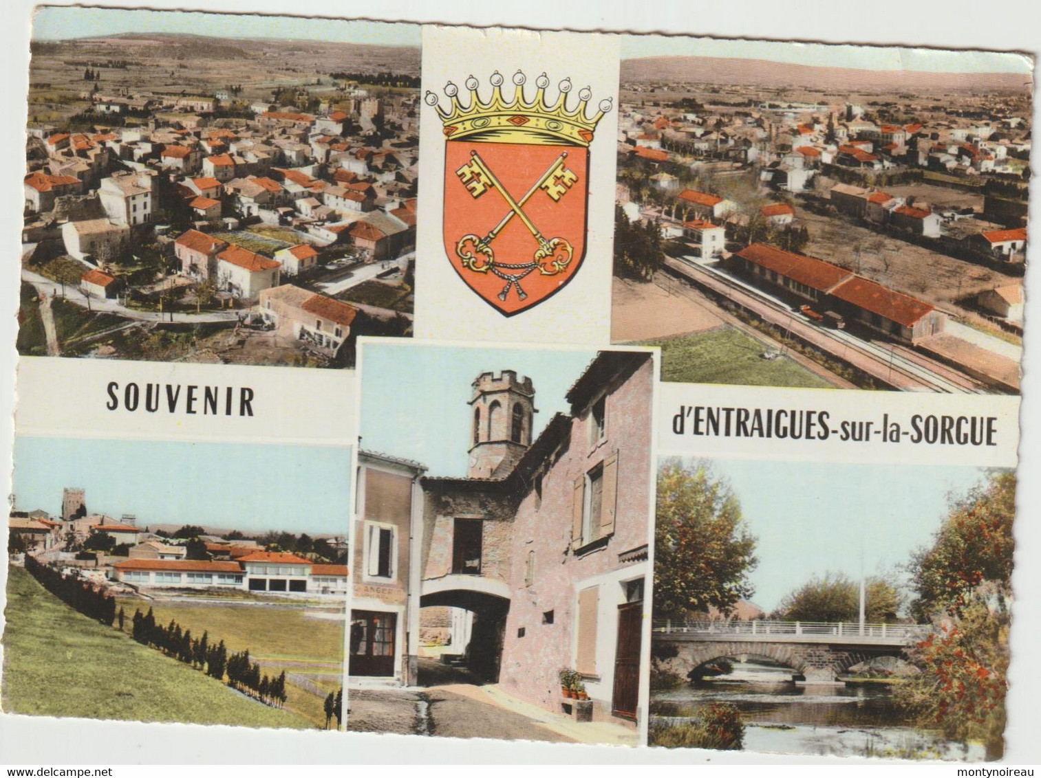 Vaucluse : ENTRAIGUES  Sur La Sorgue  Vues   1966 - Entraigue Sur Sorgue