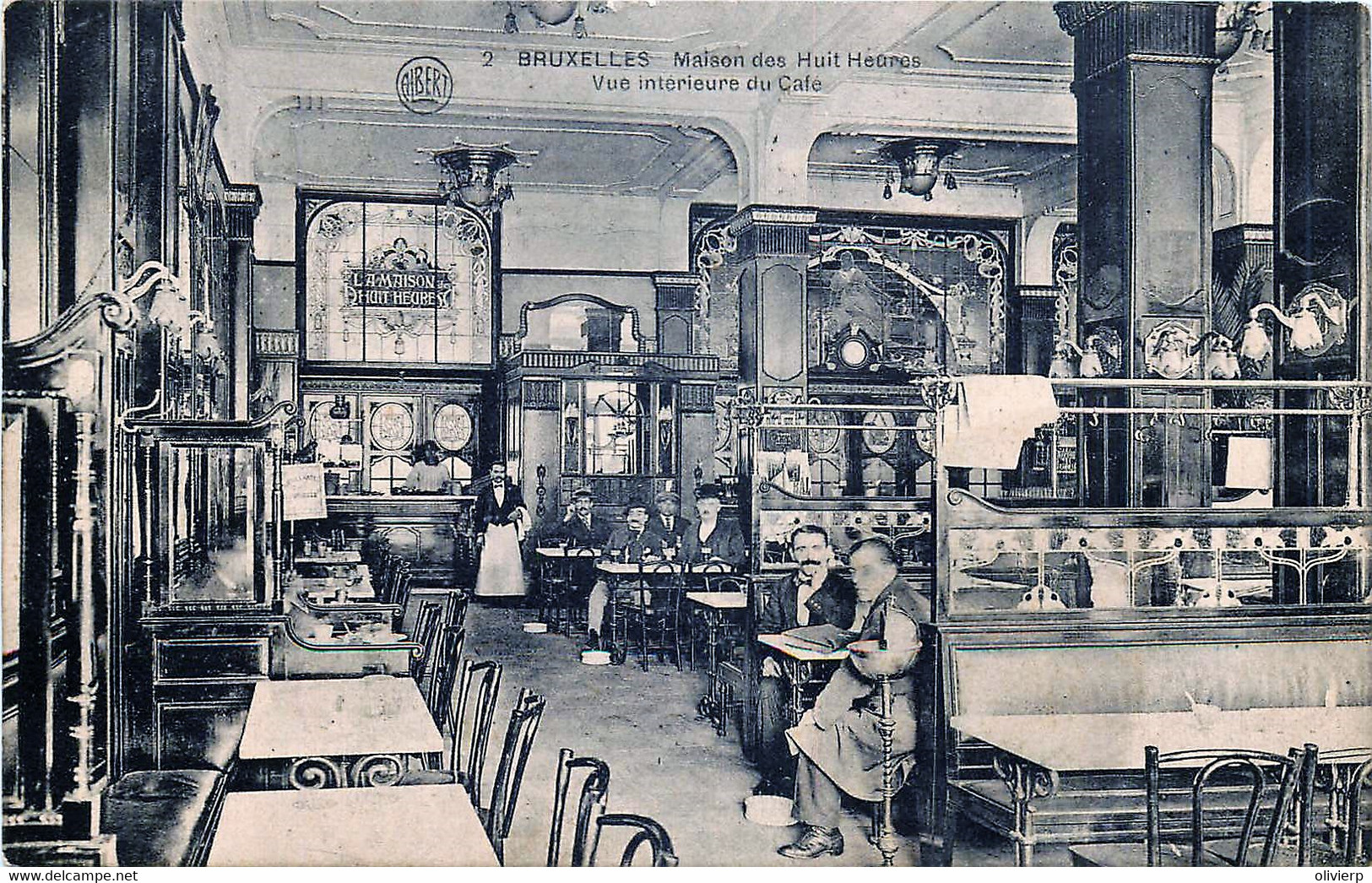 Bruxelles - Maison Des Huit Heures - Vue Intérieure Du Café - Cafés, Hôtels, Restaurants