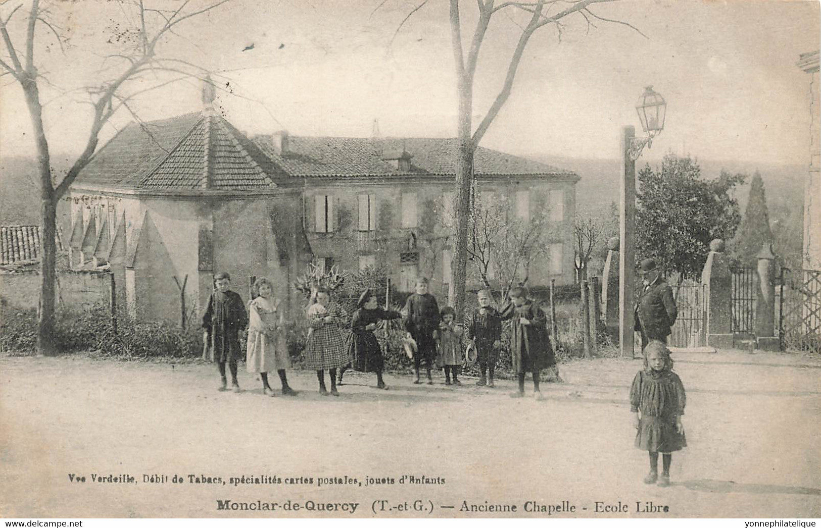 82 - TARN ET GARONNE - MONTCLAR-DE-QUERCY - Ancienne Chapelle - école Libre - Animation - Superbe -10104 - Montclar De Quercy