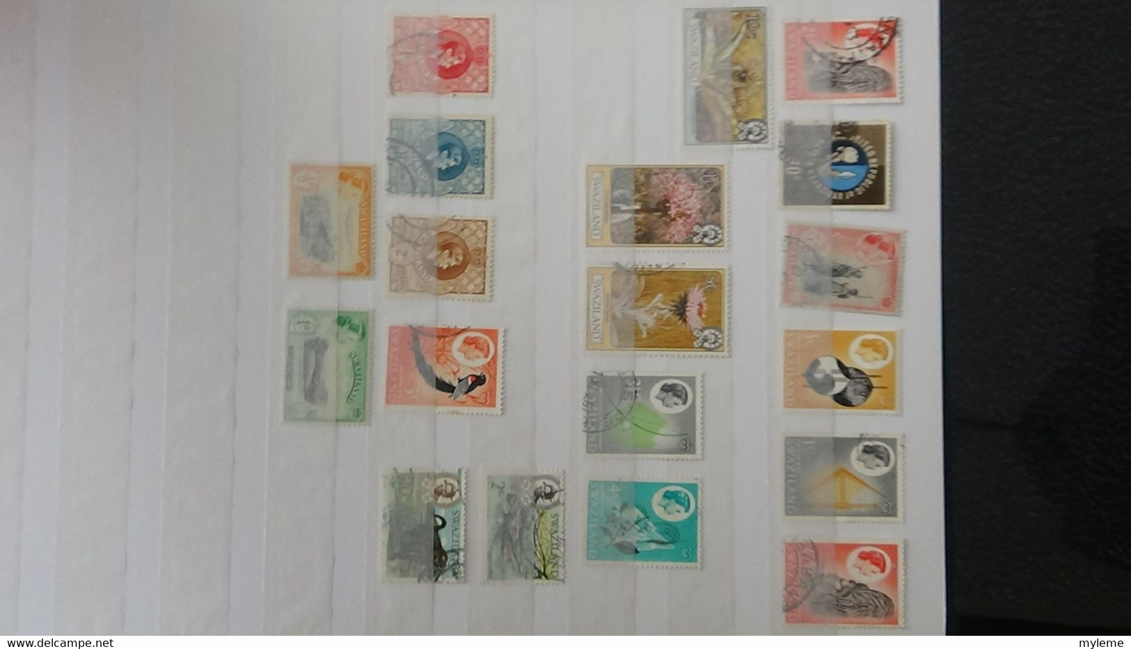 AC386 Collection de timbres majorité oblitérés de différents pays dont France carnet O Rolland ** sans agrafe centrale