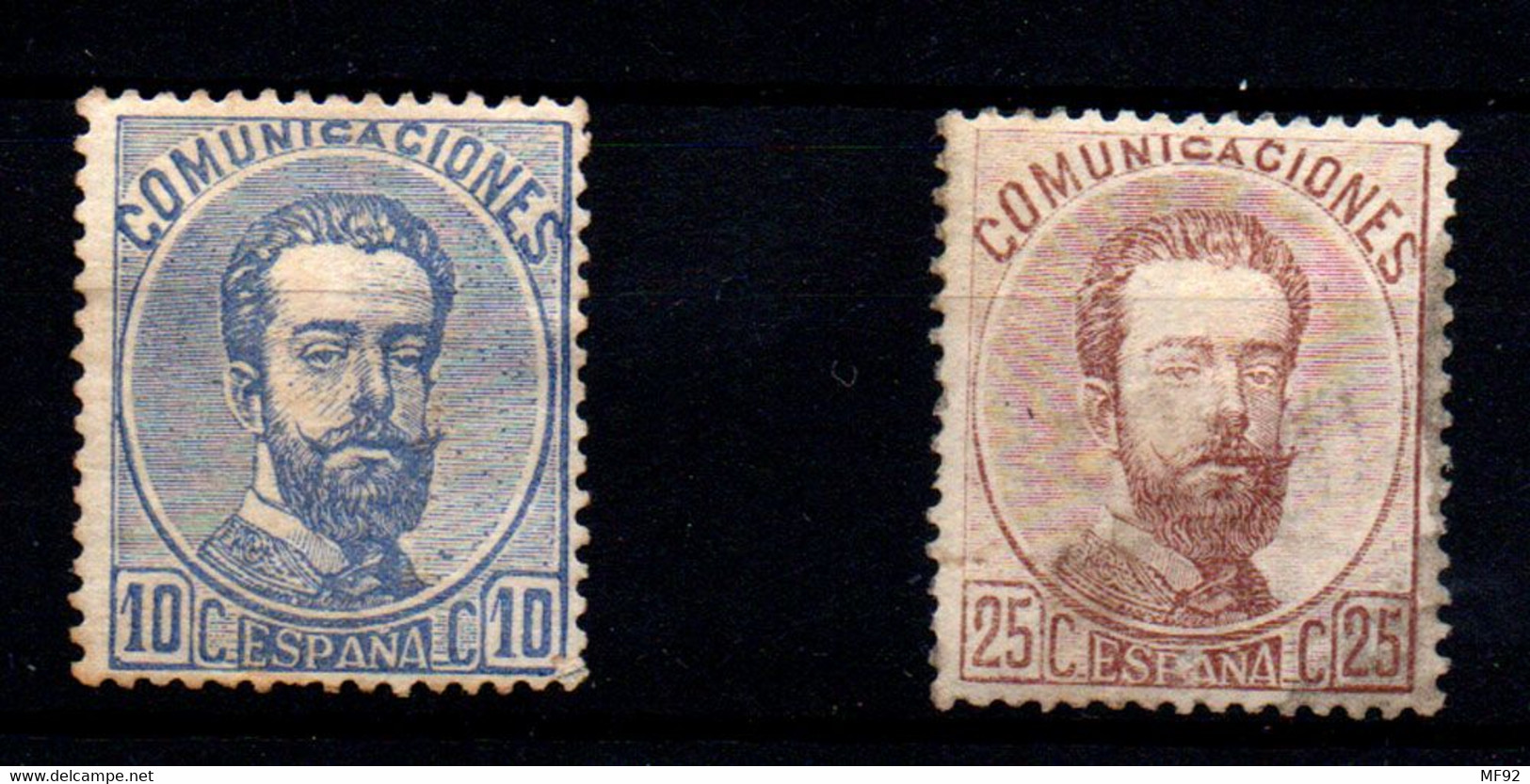 España Nº 121, 124. Año 1872 - Ungebraucht