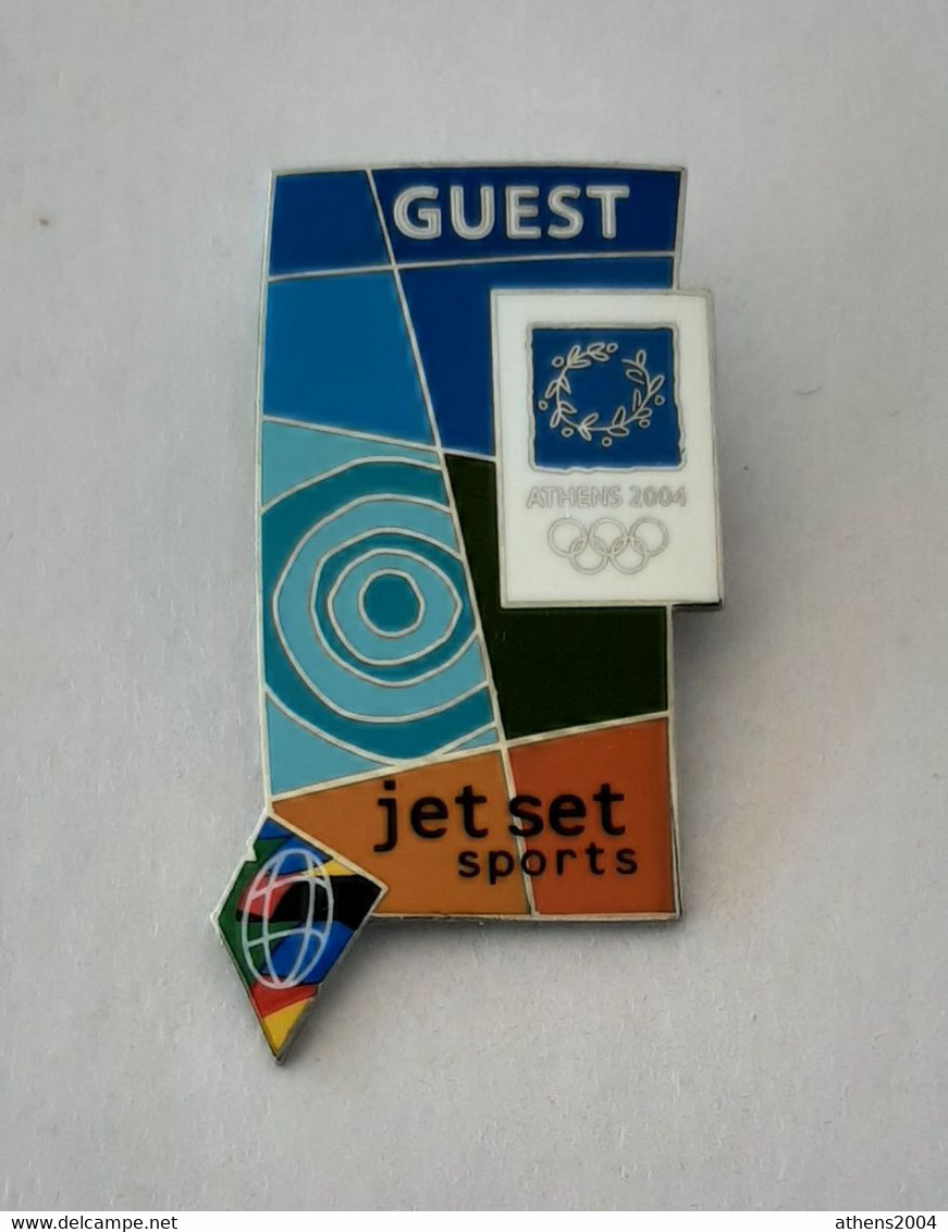 Athens 2004 Olympic Games, Jet Set Sponsor Pin, GUEST - Jeux Olympiques
