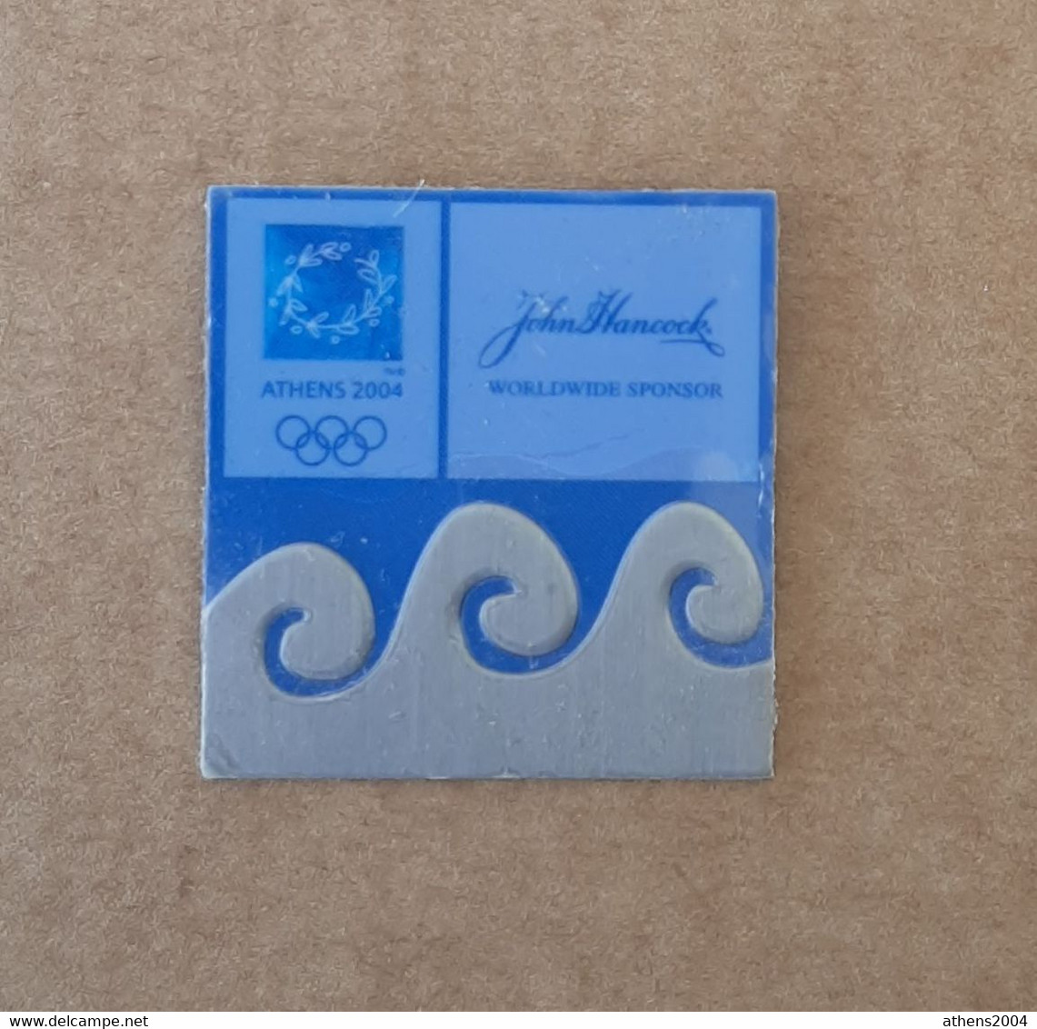 Athens 2004 Olympic Games, John Hancock Sponsor Pin - Jeux Olympiques