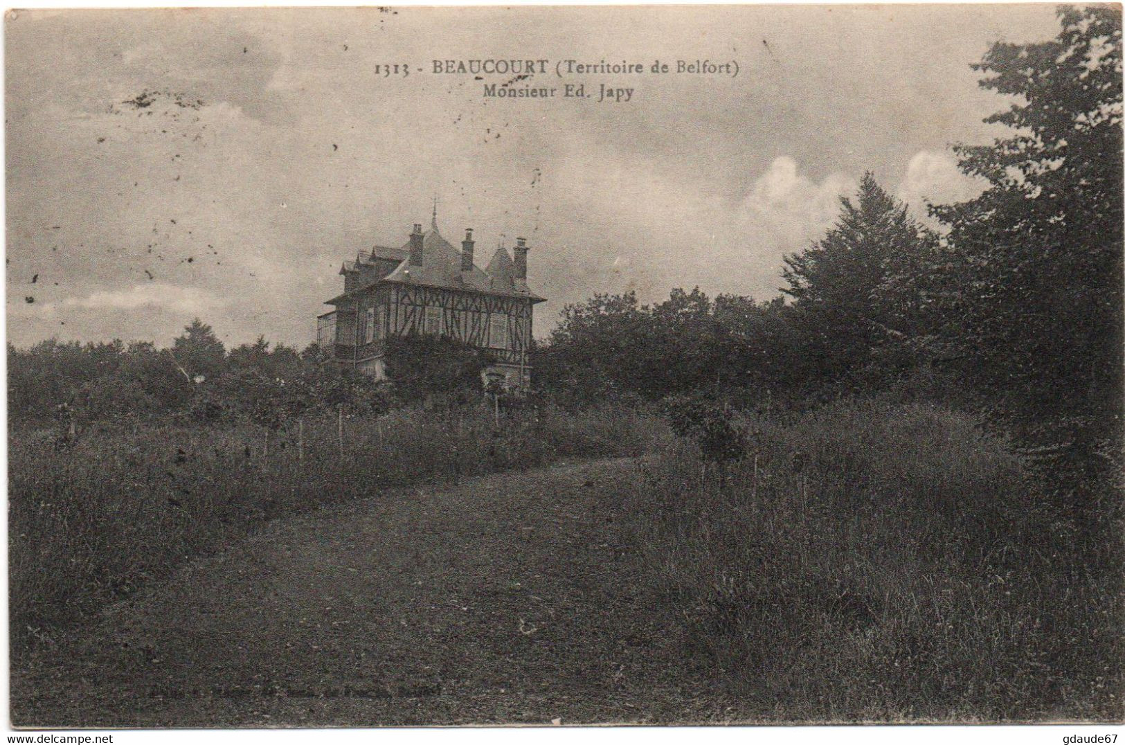 BEAUCOURT (90) - VILLA MONSIEUR ED. JAPY - Beaucourt