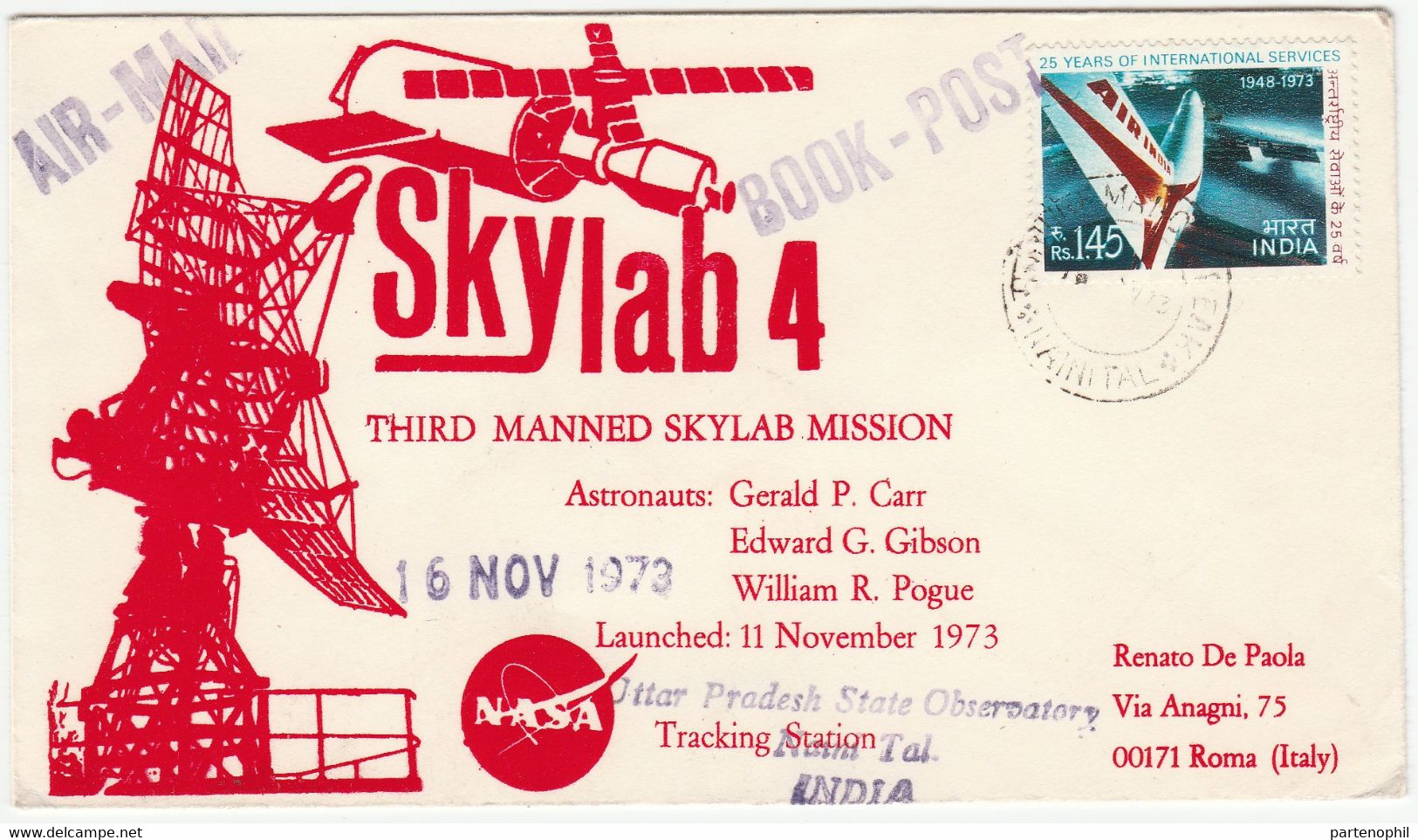 India - Spazio  Space Cosmos Skylab - Asia