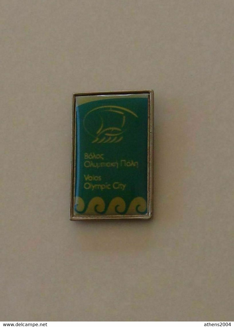 Athens 2004 Olympic Games -  Volos Olympic City Pin, Version #2 XXXRARE - Jeux Olympiques