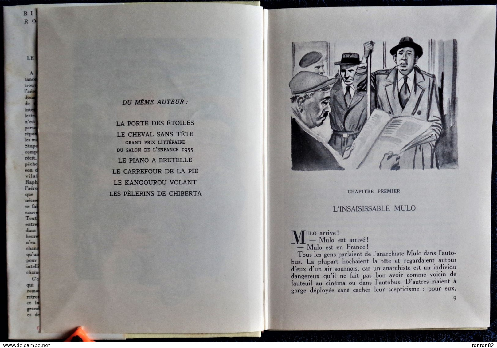 Paul Berna -  Le Kangourou Volant - Rouge Et Or Souveraine  - ( 1957 ) . - Bibliotheque Rouge Et Or