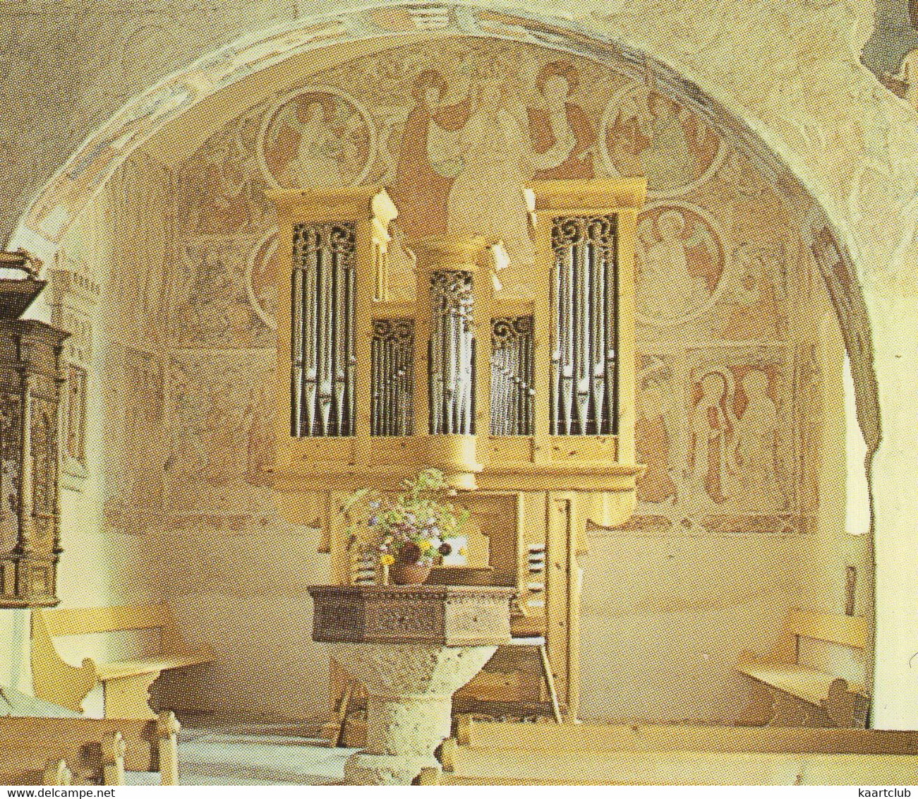 Waltensburg/Vuorz GR - Kirche Innen / Baselgia Intern - (Suisse/Schweiz/CH) - ORGEL/ORGUE/ORGAN - Waltensburg/Vuorz