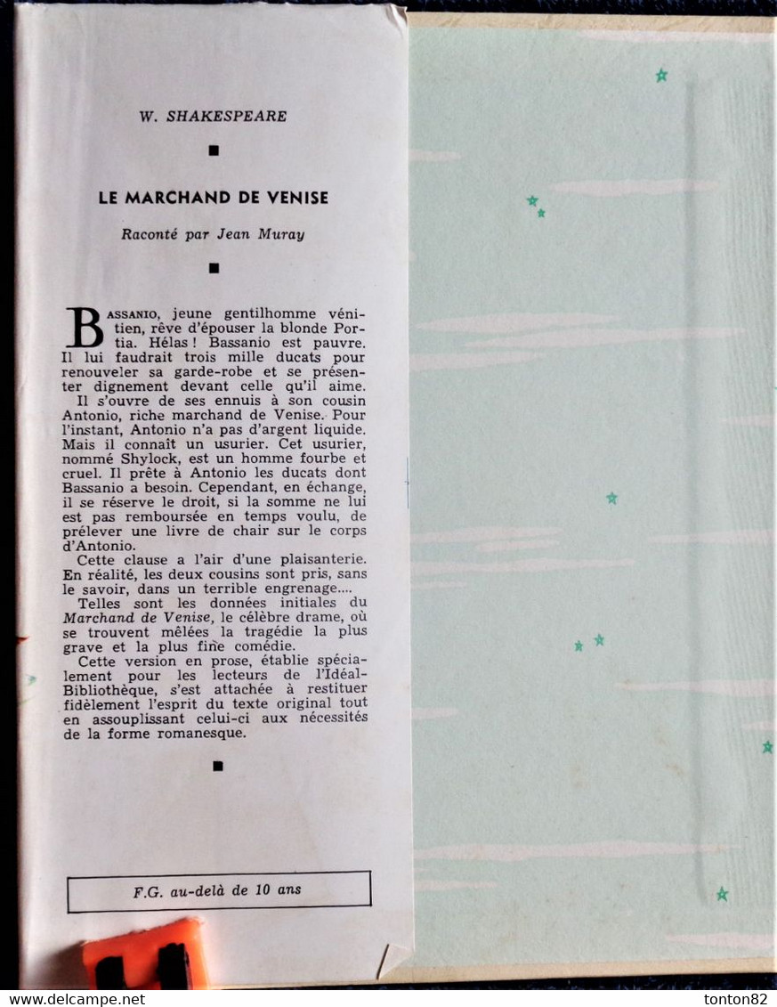 William Shakespeare - Le Marchand De Venise - Idéal Bibliothèque N° 124 - ( 1957 ) . - Ideal Bibliotheque