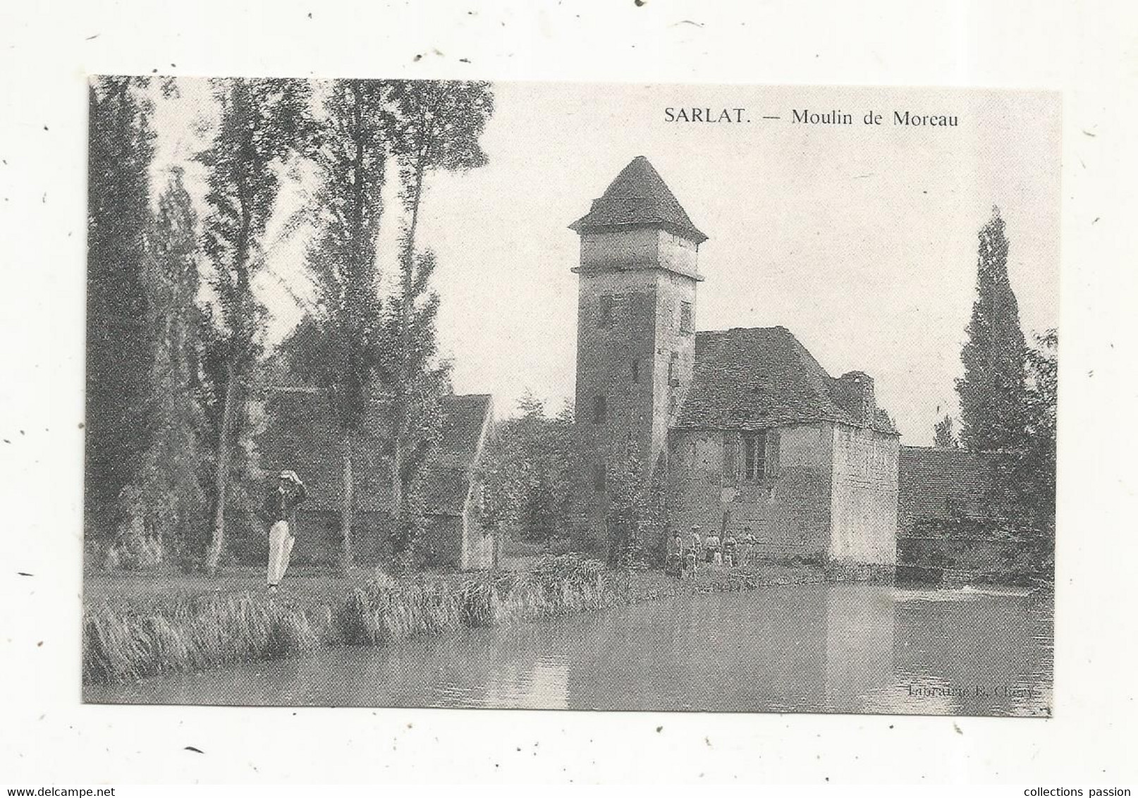 Cp, Publicité , Christian MALAURIE , Traditions Du Périgord , Voeux 1994, SARLAT , Moulin De Moreau , 2 Scans - Publicidad