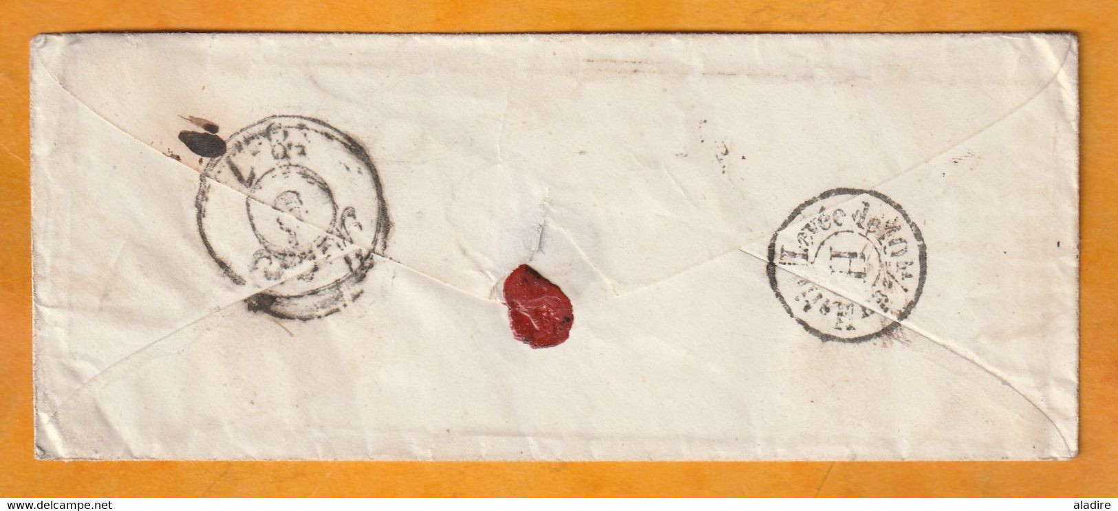 1837 ? - Enveloppe En Port Payé PP De PARIS En Ville - TRES PRESSEE - Rue Gui Labrosse N° 1, 2 Ou 3 !!! - 1801-1848: Precursors XIX