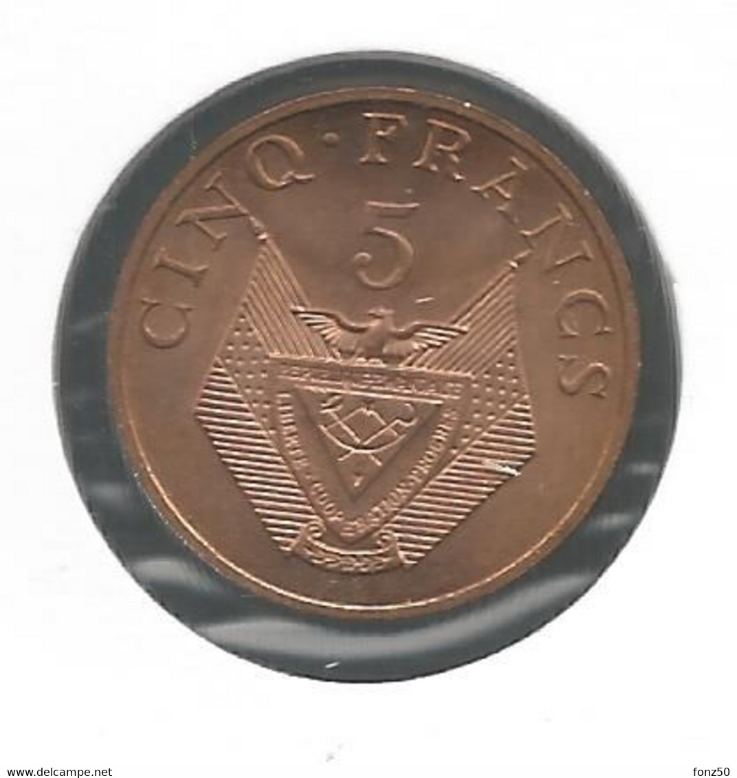 RWANDA * 5 Frank 1977 * F D C * 11397 - Rwanda