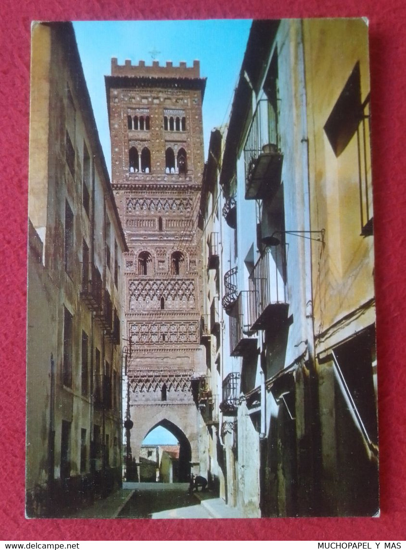 POSTAL POST CARD DE TERUEL Nº 18 TORRE DE SAN MARTÍN MUDEJAR, EDICIONES SICILIA, SPAIN ESPAGNE VER..ARAGÓN, POSTKARTE... - Teruel