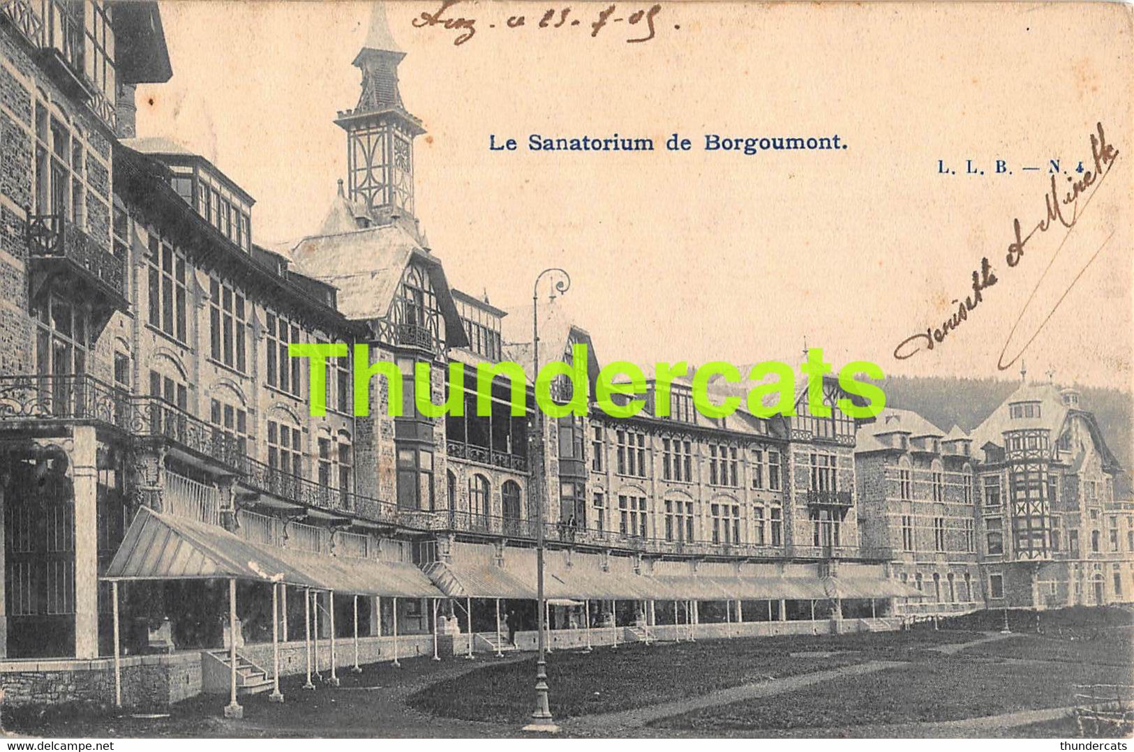 CPA LA SANATORIUM DE BORGOUMONT - Stoumont