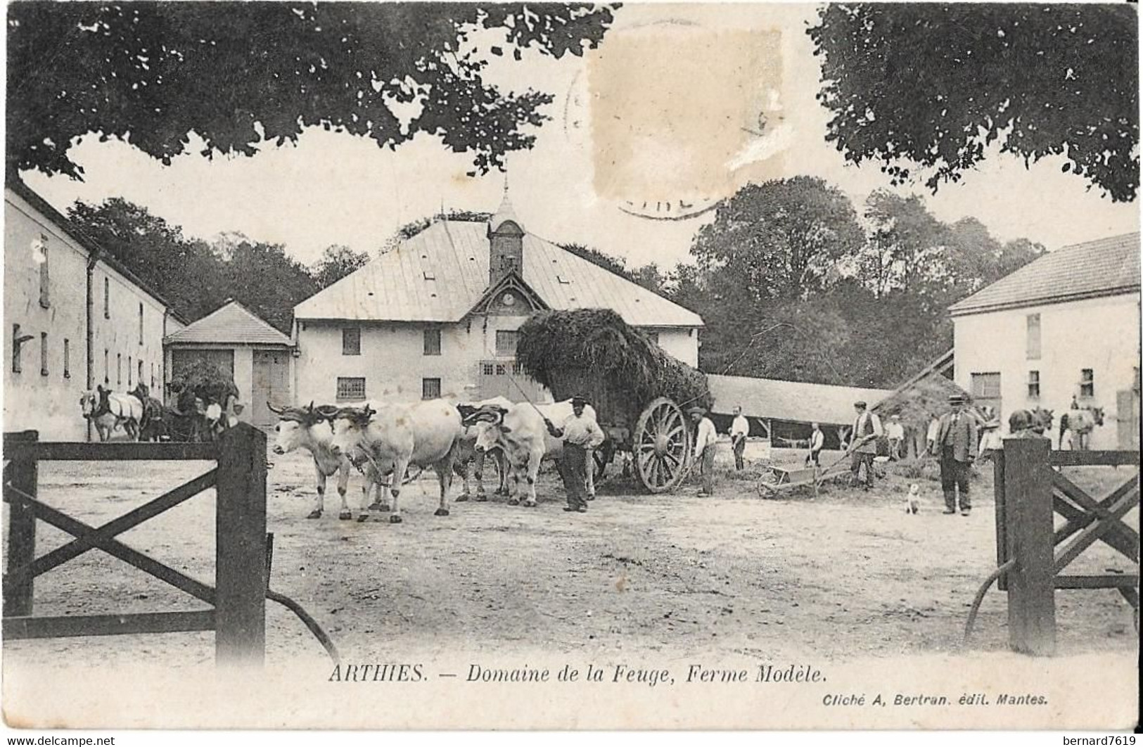 95   Arthies -   Domaine De La Feuge , Ferme Modele - Arthies