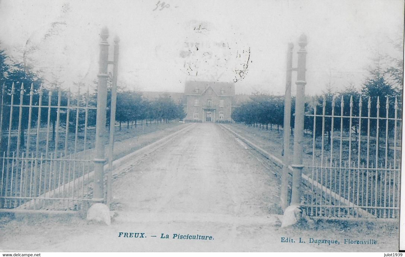 FREUX ---> IXELLES ( Melle Thérèse POUTHOT? ) . 1911 . La PISCICULTURE . - Libramont-Chevigny