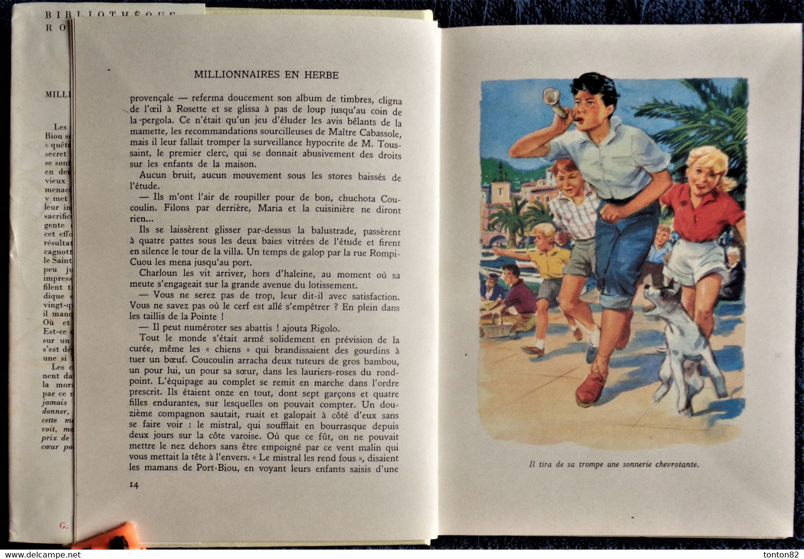 Paul Berna - Millionnaires En Herbe - Rouge Et Or Souveraine - ( 1959 ) . - Bibliotheque Rouge Et Or